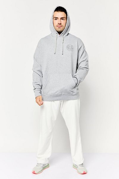 Champion Men Sportswear Fit Long Sleeves Outdoor Sweatshirt, Grey