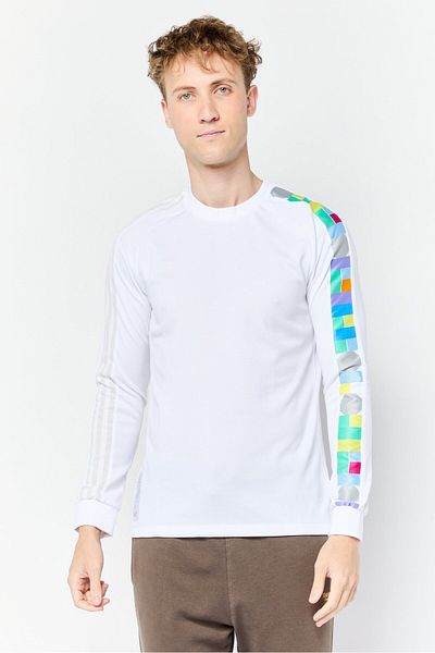 adidas Men Sportswear Fit Long Sleeves Training Sweatshirts, White