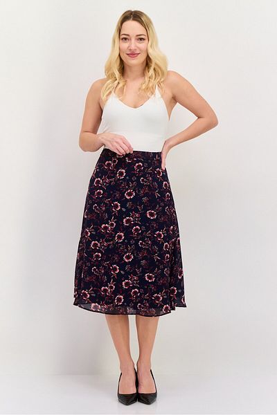 Tommy Hilfiger Women Floral Print Mini Dress, Navy Combo
