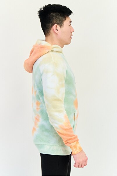 Feat Men Tie Dye Fleece Hooded Sweatshirt, Multicolor