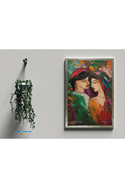 ZERYA Mem u Zin Çerçeveli Posteri - Postera Mem u Zin - Mem ile Zin Posteri 2...