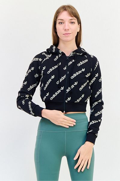 adidas Women Sportswear Fit Long Sleeves Outdoor Hoodie, Multicolor