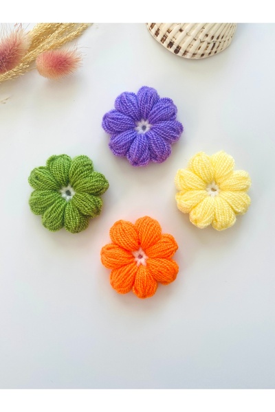 seyranat 4 кольорові плетені мотиви маргариток діаметром 5 см для прикраси од...