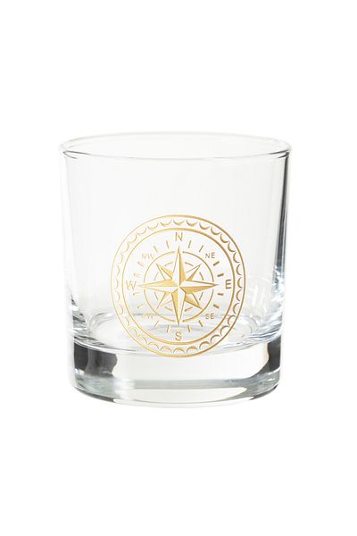 Mudo Concept Compass Whiskey Glass Gold 300 ml