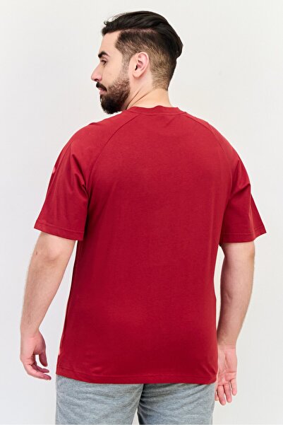 Puma Men Relaxed Fit Short Sleeves Outdoor T-Shirt, Intense Red