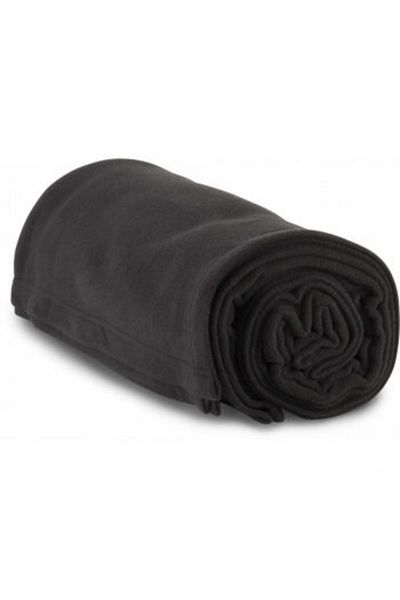 Kotonia Home Fluffy Fleece Blanket, 100% Microfiber, 175x220 Cm - Plain, Black