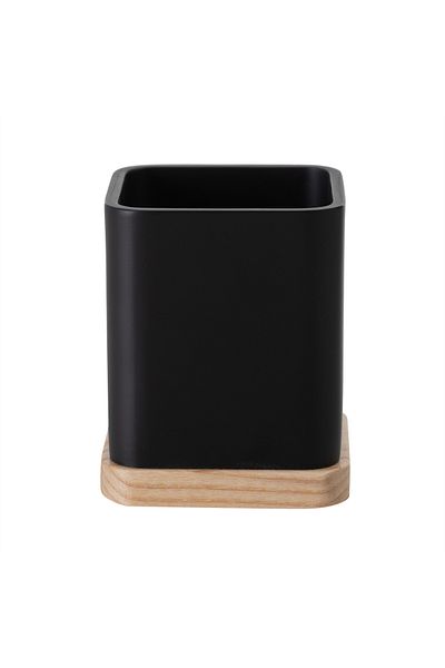 Mudo Concept Boho Toothbrush Holder Black 8,2X8,2X10