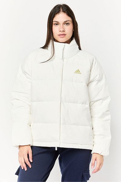 adidas Women Sportswear Fit Long Sleeve Outdoor Jacket, White