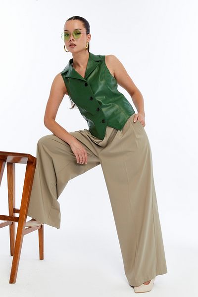 CE-YIL DERİ ÜRÜNLERİ GENUINE LEATHER VEST