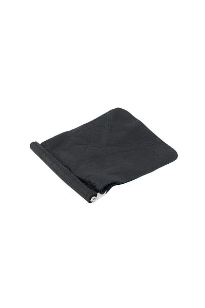 OEM Men's wallet with money clip, soft genuine leather, black – PR196