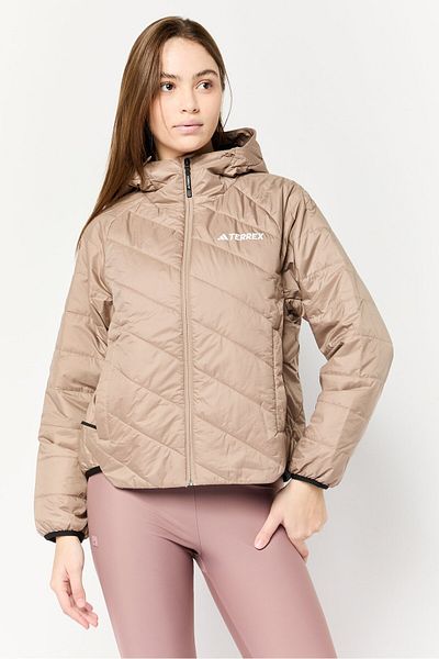 adidas Women Sportswear Fit Training Jackets, Taupe