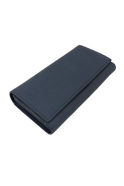 OEM Women's wallet, navy blue, made of genuine leather, Tita - PR154