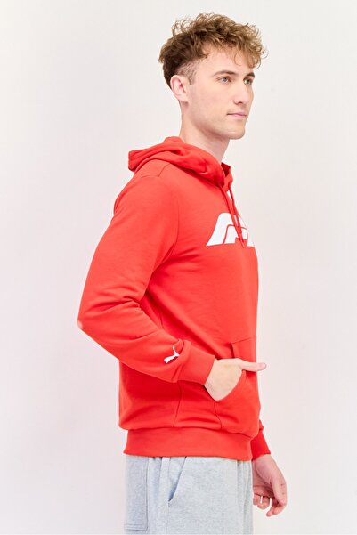 Puma x F1 Men Sportswear Fit Long Sleeve Outdoor Hooded Sweatshirt, Red