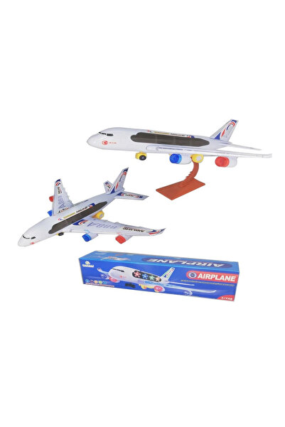 Can Ali Toys UÇAK AİRPLANE 1 ADET HAREKETLİ IŞIKLI PİLLİ 3+