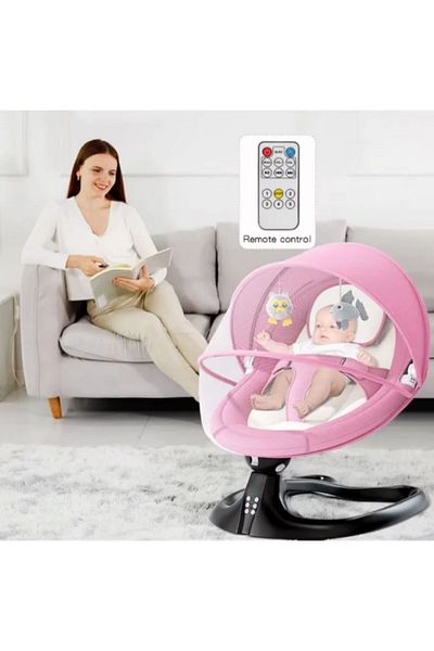 OEM Leagan Electric Bebelusi, Cu Control De La Distanta, Design Si Multiple Functii De Reglare, 5 Viteze