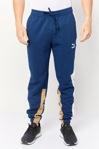 Puma Men Sportswear Fit Running Sweatpants, Navy Blue