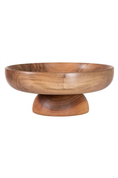 Mudo Concept Acelya Concept Natura Walnut Bowl with Feet 27 cm Star Shop Trend 1058548