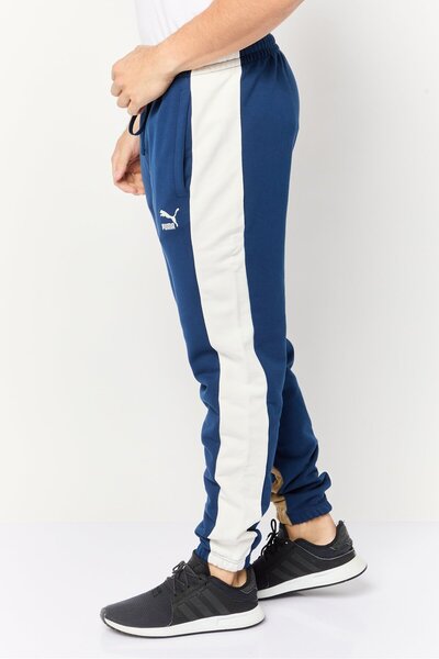 Puma Men Sportswear Fit Running Sweatpants, Navy Blue