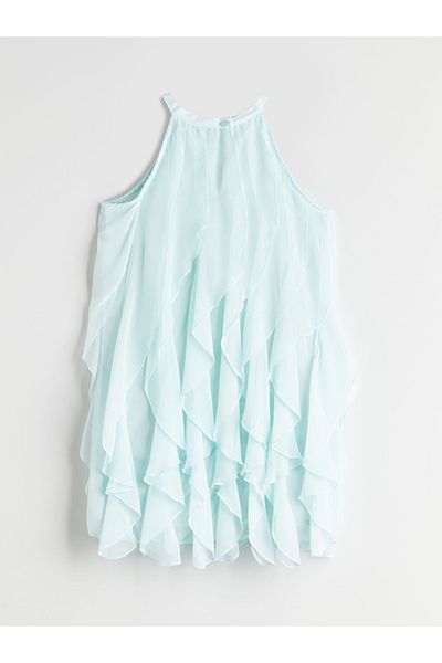 LC Waikiki LCW Kids Rochie de seară pentru fete cu guler Halter