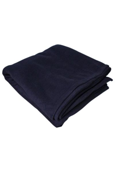 Kotonia Home Fluffy Fleece Blanket, 100% Microfiber, 175x220 Cm - Plain, Navy Blue