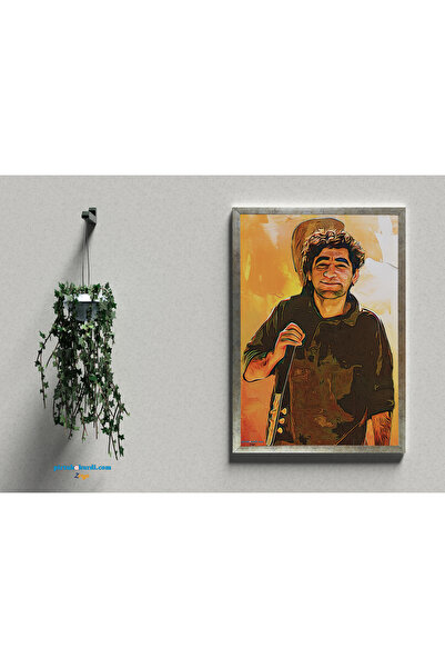 ZERYA Postera Ciwan Haco - Civan Haco Posteri - CIWAN HACO ÇERÇEVELİ POSTERİ (32X47 cm ÇERÇEVELİ)