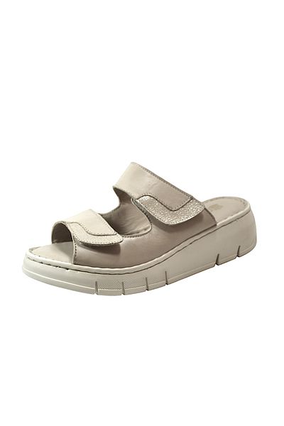 Onlo Ayakkabı Onlo Shoes K-34 Γυναικείες παντόφλες από γνήσιο δέρμα Velcro Ανατομική Χοντρή Σόλα