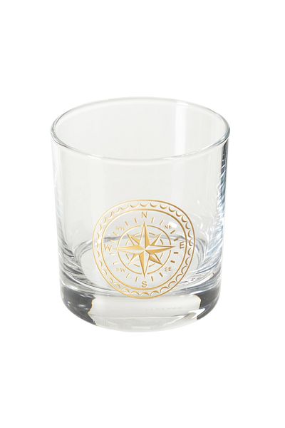 Mudo Concept Compass Whiskey Glass Gold 300 ml