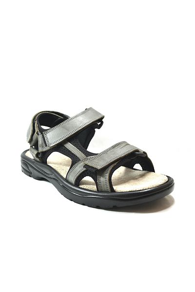 Onlo Ayakkabı Onlo Shoes DK.391 Γνήσιο Δερμάτινο Velcro Ανατομικά Ανδρικά Αθλητικά Σανδάλια