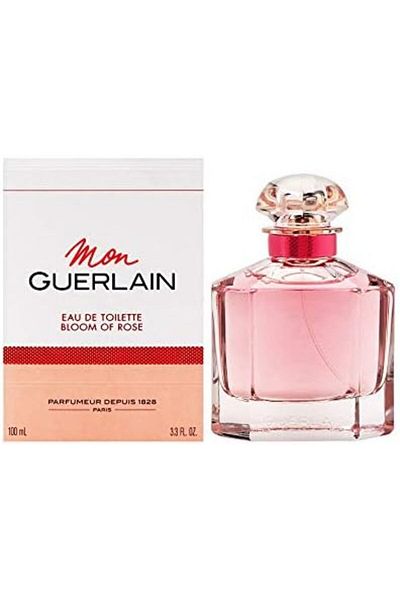 Guerlain عطر مون بلوم أوف روز أو دو تواليت سبراي للنساء، 100 مل/3.3 أونصة