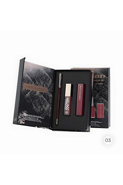 ROSE BERRYY طقم الشفاه الملكي03: Liner, Lipstick, and Lip Gloss ب3 لمسات تحوّل جمالك لأسطورة!