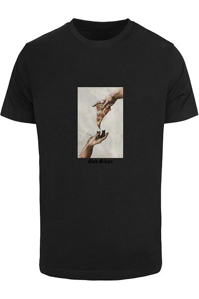 Mister Tee Herren God Given Pizza Tee