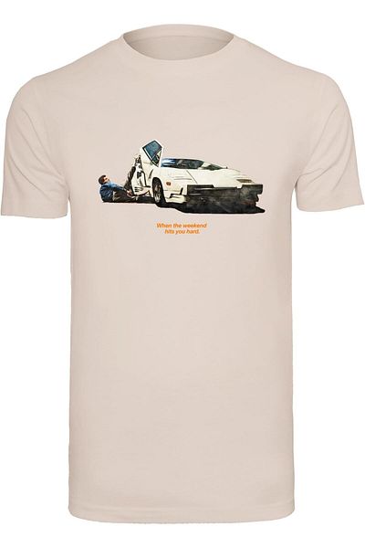 Mister Tee Herren Weekend Wolf Tee