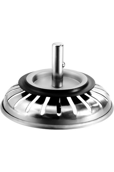 OEM Sită pentru chiuvetă, oțel inoxidabil, 79 mm, argintiu