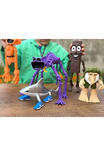 Goplast Premium tung sahur - Brr Patapim - crocodile - bombardil tralala tralalelo-catnap-dogday (muhteşem 5li XL)