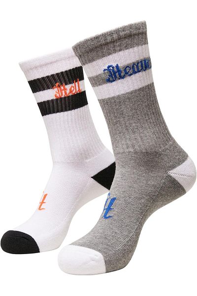 Mister Tee Unisex Heaven Hell Socks 2-pack