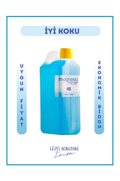 Magnesia Kozmetik Pure Touches Magnesia Parfüm Esanslı Ice Kolonya 1Lt.(900 m...