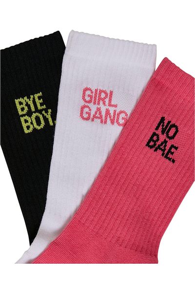 Urban Classics Unisex Girl Gang Socks 3-pack