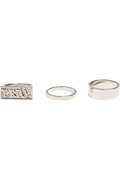 Mister Tee Unisex Pray Ring Set