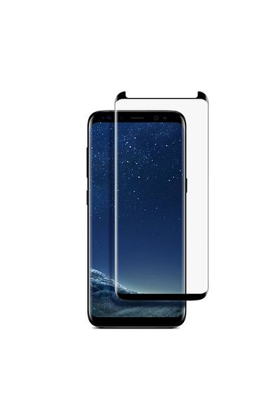 OEM Folie de protecție ecran din sticlă neagră MyStyle 3D mini pentru Samsung Galaxy S8