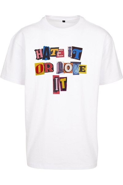 Upscale by Mister Tee Unisex Hate It Or Love It Oversize Tee