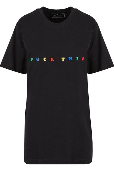 Upscale by Mister Tee Damen Le Papillon Oversize T-Shirt