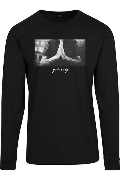 Mister Tee Herren Pray Longsleeve