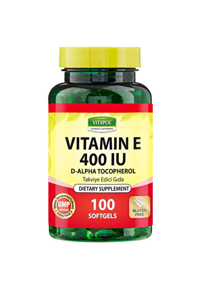 Vitapol E Vitamini 100 Kapsül Vitamin E 400ıu