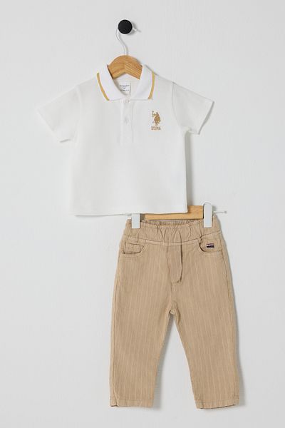 U.S. Polo Assn. Set 2 bucati pentru bebelusi