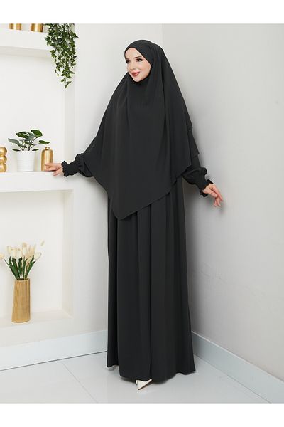 Rüyam Moda Vera Dress Souffle Gipe Rubber Sleeves Set of 3