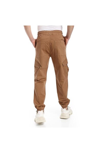 COUP Men Gabardine Jogger Pants 1330176 - Camel