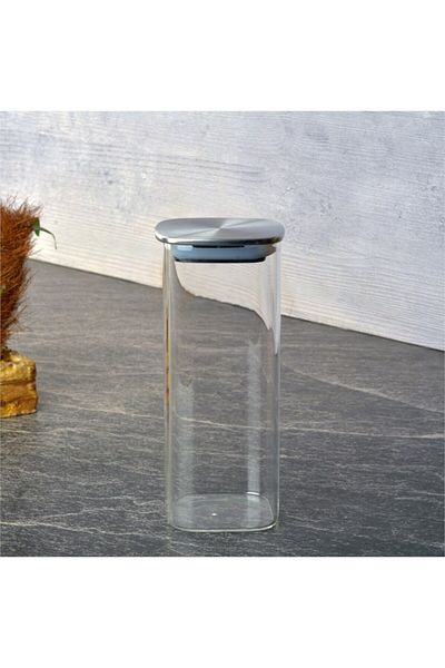 kitchenboost Thn Glass Jar - Glass Food Storage Jar 6 Pcs Borosilicate Glass 3 Sizes
