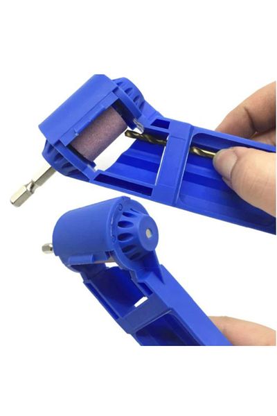 OEM Ascuțitor portabil pentru burghie, ABS, 2-12,5 mm, 18x8,3 cm, albastru