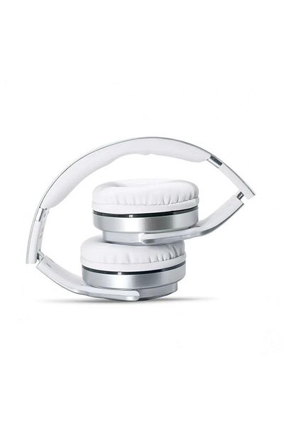 Bastec Bastek BC638 2-in-1 Wireless Headphone with Speaker, Silver