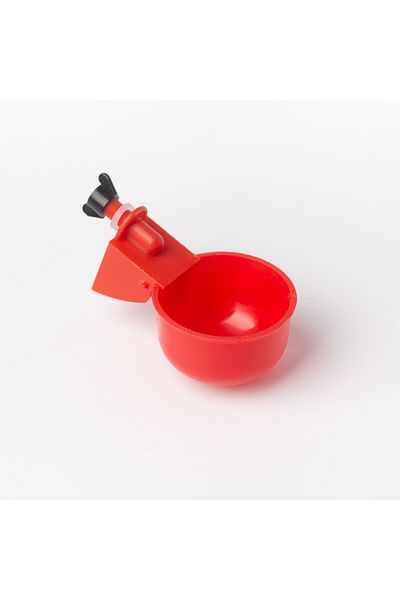 OEM Set de 6 adăpătoare pentru pui, plastic, roșu